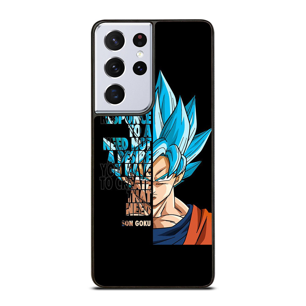 GOKU DRAGON BALL QUOTE Samsung Galaxy S21 Ultra Case Cover