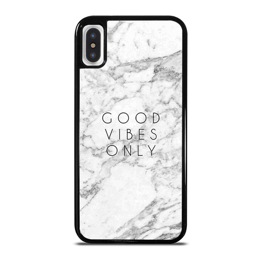 GOOD VIBES ONLY MARBLE 1 iPhone X / XS Case Cover