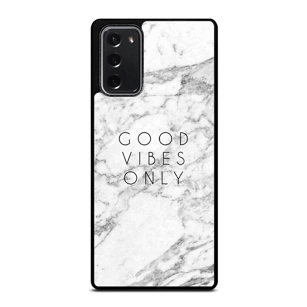 GOOD VIBES ONLY MARBLE 1 Samsung Galaxy Note 20 Case Cover