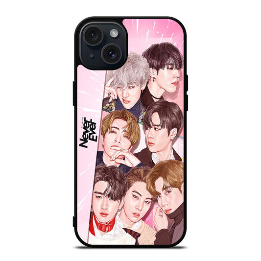 GOT7 KPOP NEVER EVER iPhone 15 Plus Case Cover