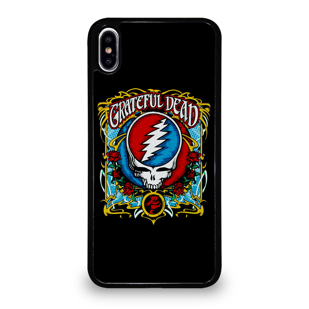 GRATEFUL DEAD BAND ROSE LOGO iPhone XS Max Case Cover