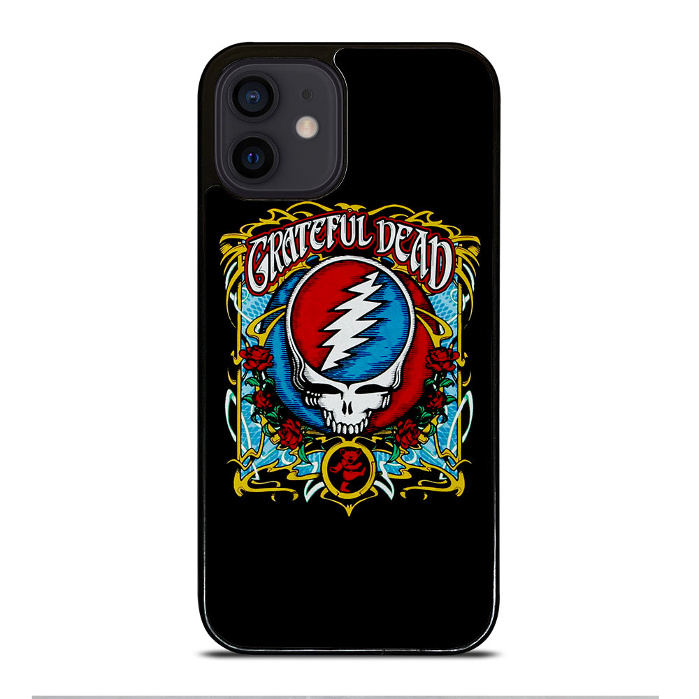 GRATEFUL DEAD BAND ROSE LOGO iPhone 12 Mini Case Cover