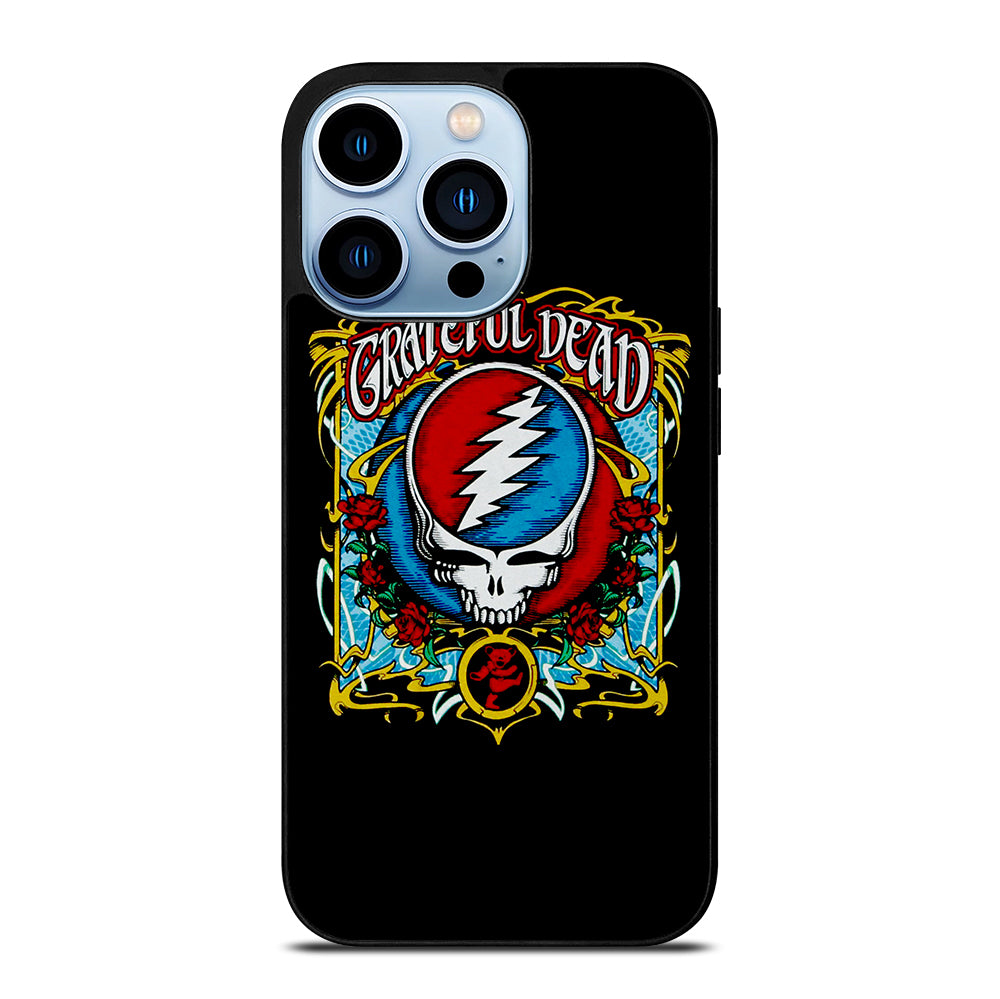 GRATEFUL DEAD BAND ROSE LOGO iPhone 13 Pro Max Case Cover