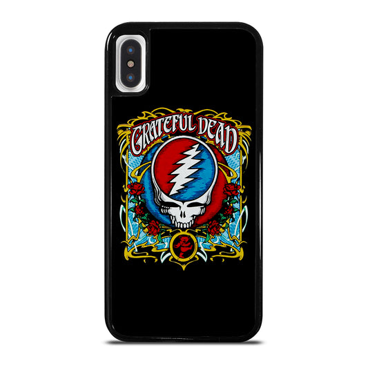 GRATEFUL DEAD BAND ROSE LOGO iPhone X / XS Case Cover