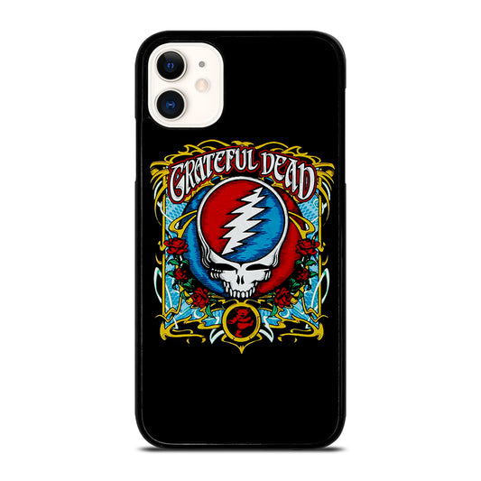 GRATEFUL DEAD BAND ROSE LOGO iPhone 11 Case Cover