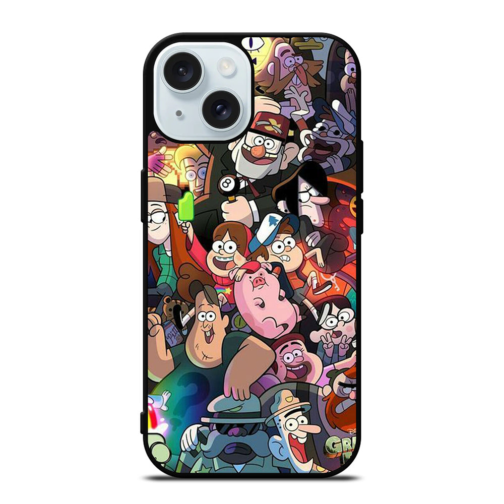 GRAVITY FALLS CHARACTER 3 iPhone 15 Case Cover