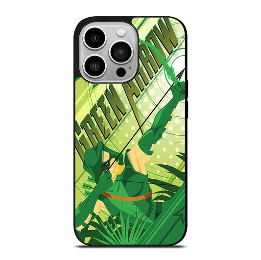 GREEN ARROW DC CARTOON 2 iPhone 14 Pro Case Cover