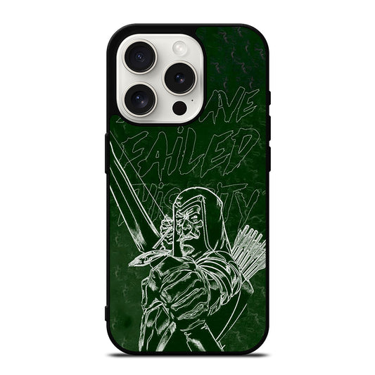 GREEN ARROW QUOTE iPhone 15 Pro Case Cover