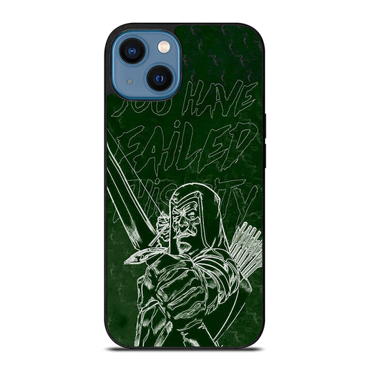 GREEN ARROW QUOTE iPhone 14 Case Cover