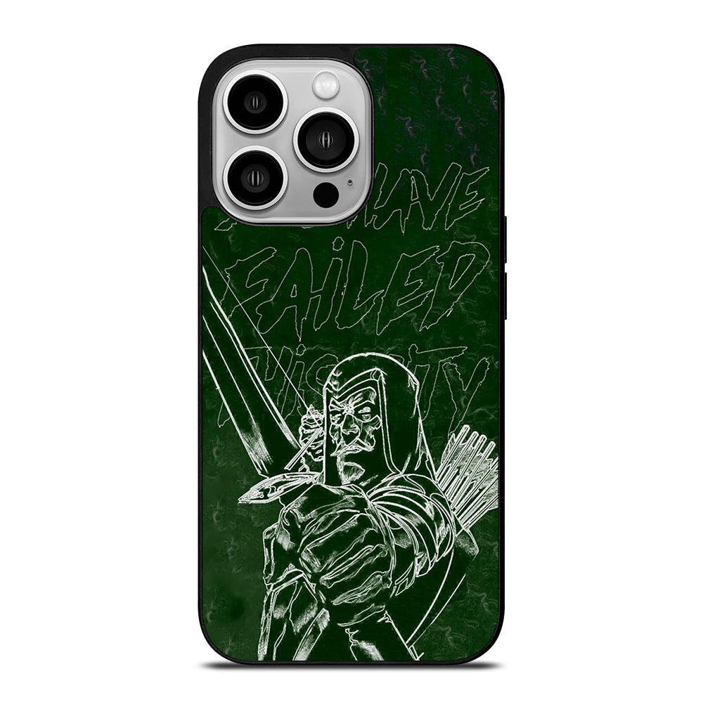 GREEN ARROW QUOTE iPhone 14 Pro Case Cover
