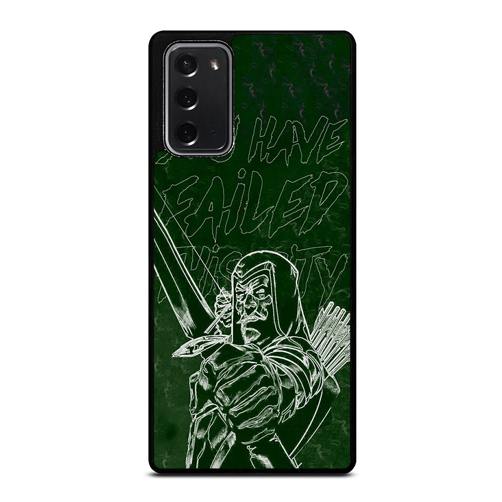 GREEN ARROW QUOTE Samsung Galaxy Note 20 Case Cover