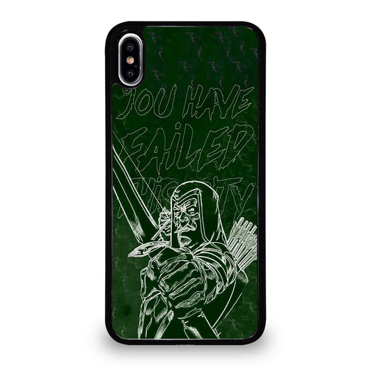 GREEN ARROW QUOTE iPhone XS Max Case Cover