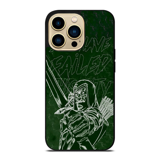GREEN ARROW QUOTE iPhone 14 Pro Max Case Cover