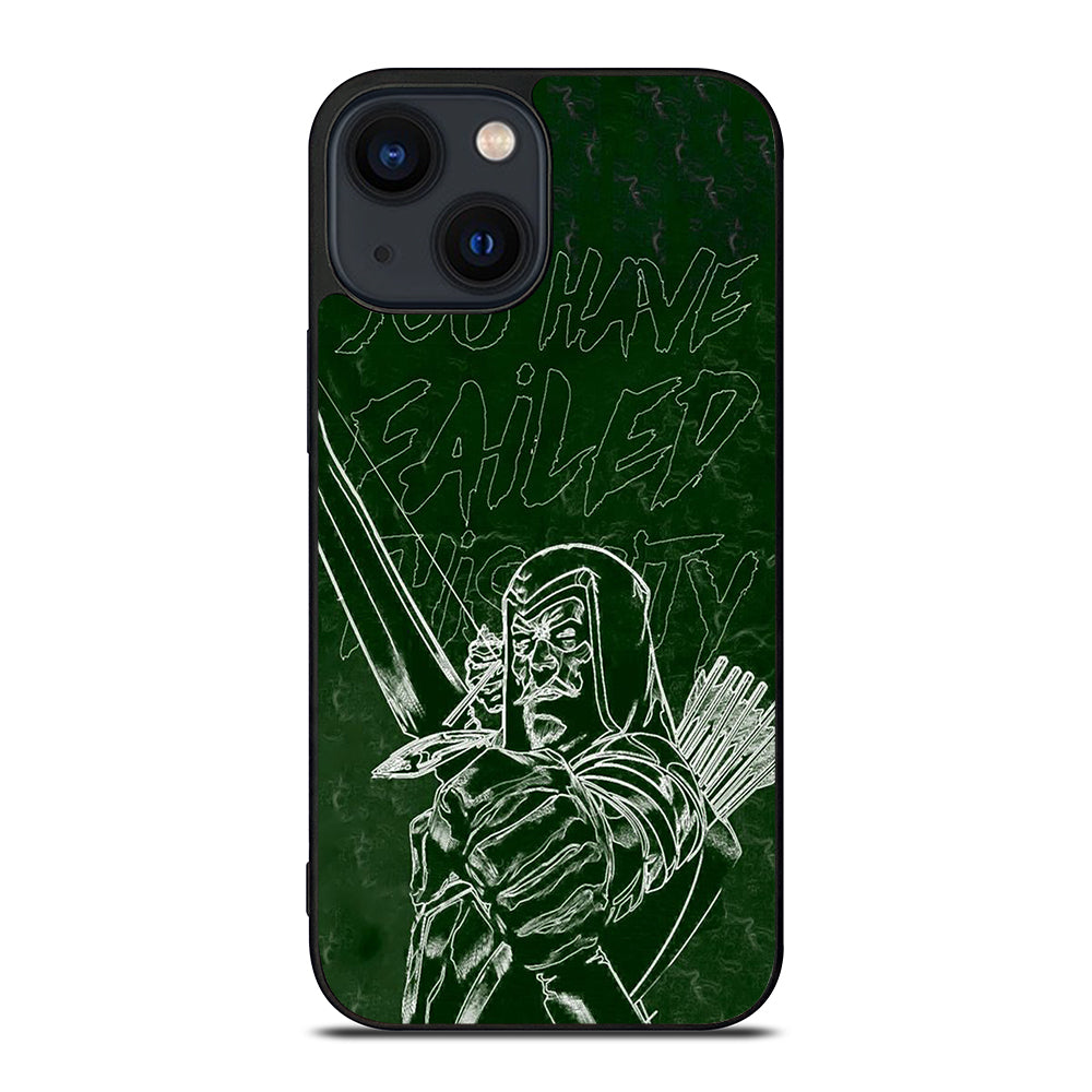 GREEN ARROW QUOTE iPhone 14 Plus Case Cover