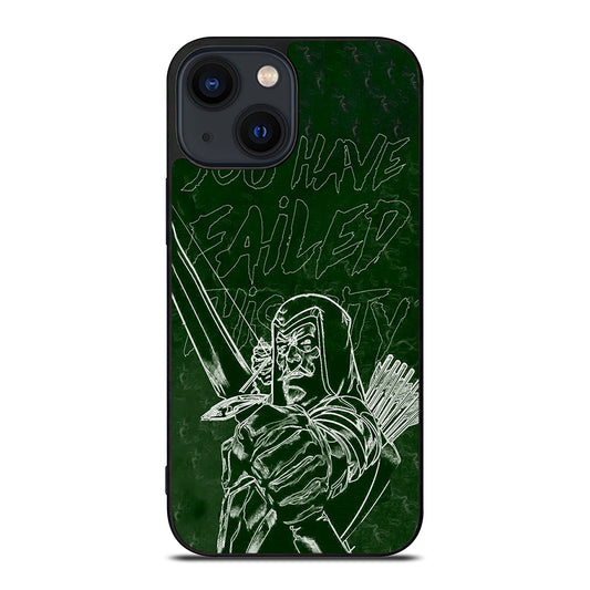 GREEN ARROW QUOTE iPhone 14 Plus Case Cover