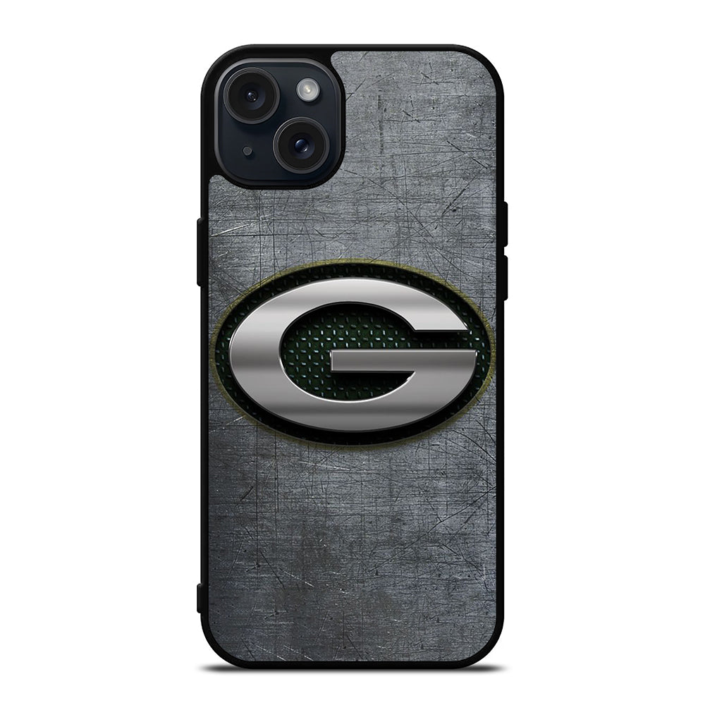 GREEN BAY PACKERS METAL ICON iPhone 15 Plus Case Cover