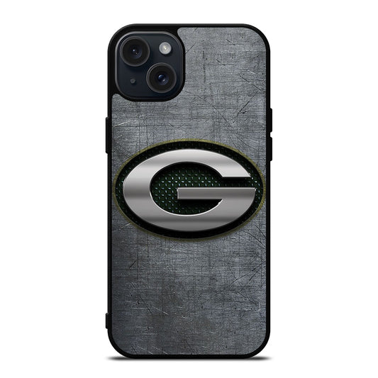 GREEN BAY PACKERS METAL ICON iPhone 15 Plus Case Cover