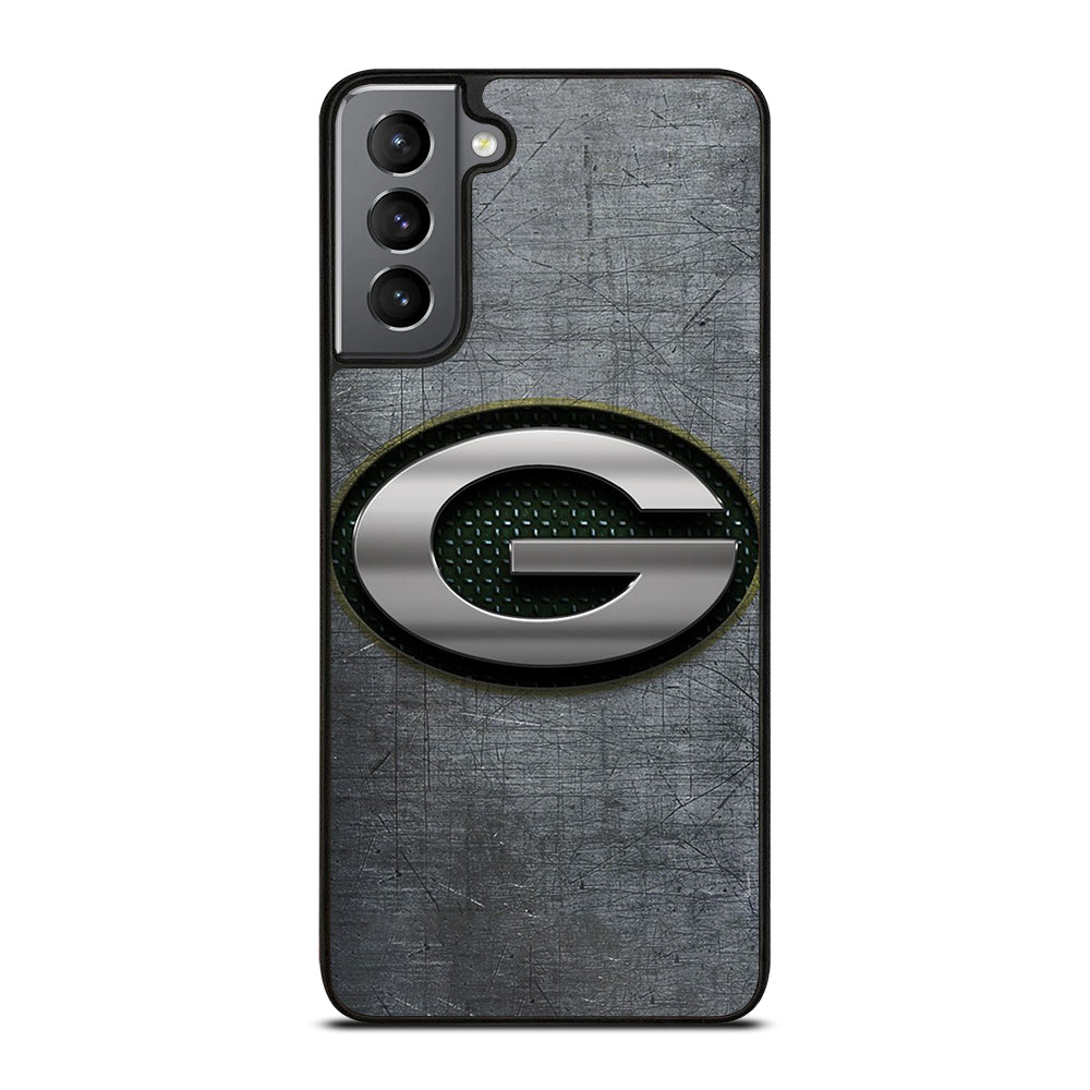 GREEN BAY PACKERS METAL ICON Samsung Galaxy S21 Plus Case Cover