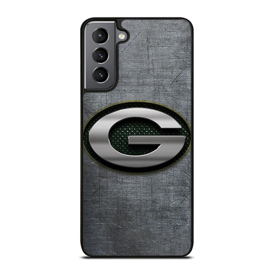 GREEN BAY PACKERS METAL ICON Samsung Galaxy S21 Plus Case Cover