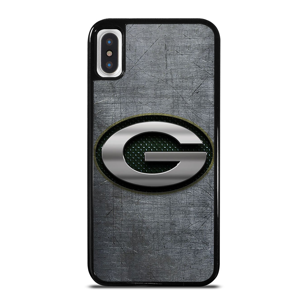 GREEN BAY PACKERS METAL ICON iPhone X / XS Case Cover