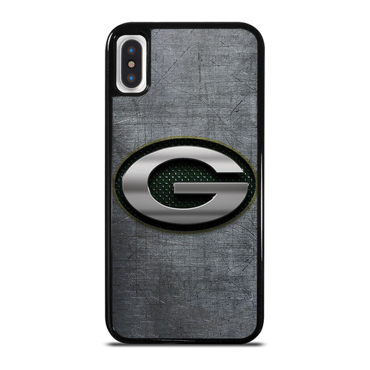 GREEN BAY PACKERS METAL ICON iPhone X / XS Case Cover