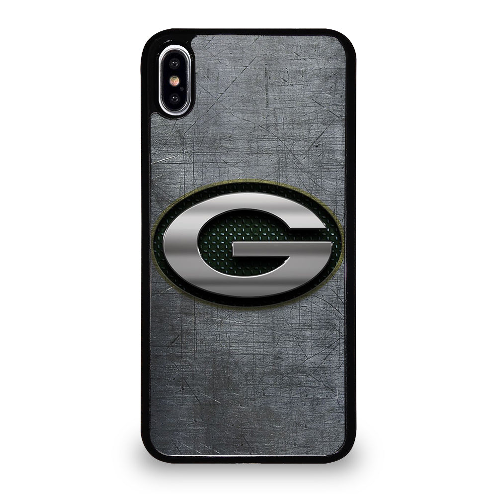 GREEN BAY PACKERS METAL ICON iPhone XS Max Case Cover