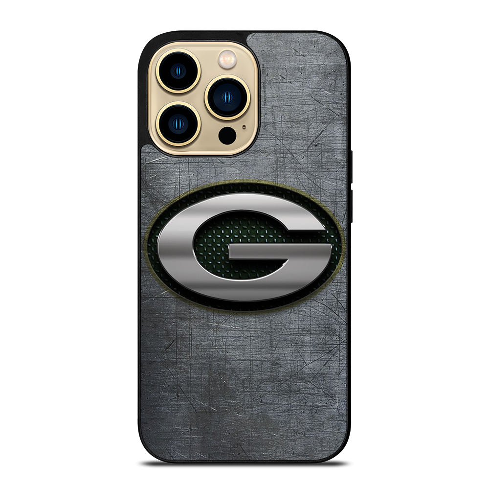 GREEN BAY PACKERS METAL ICON iPhone 14 Pro Max Case Cover