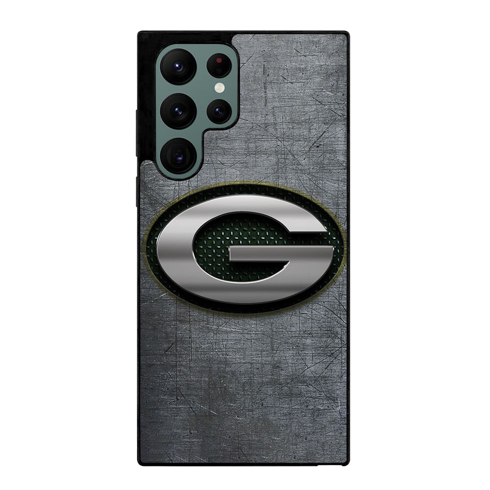 GREEN BAY PACKERS METAL ICON Samsung Galaxy S22 Ultra Case Cover