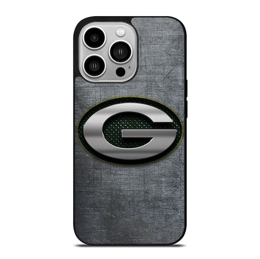 GREEN BAY PACKERS METAL ICON iPhone 14 Pro Case Cover