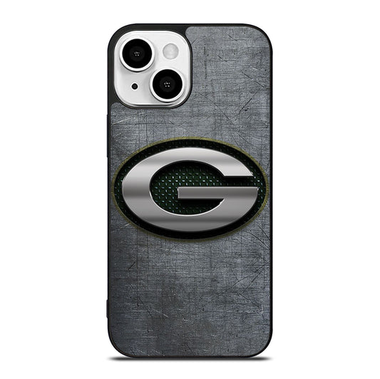 GREEN BAY PACKERS METAL ICON iPhone 13 Mini Case Cover