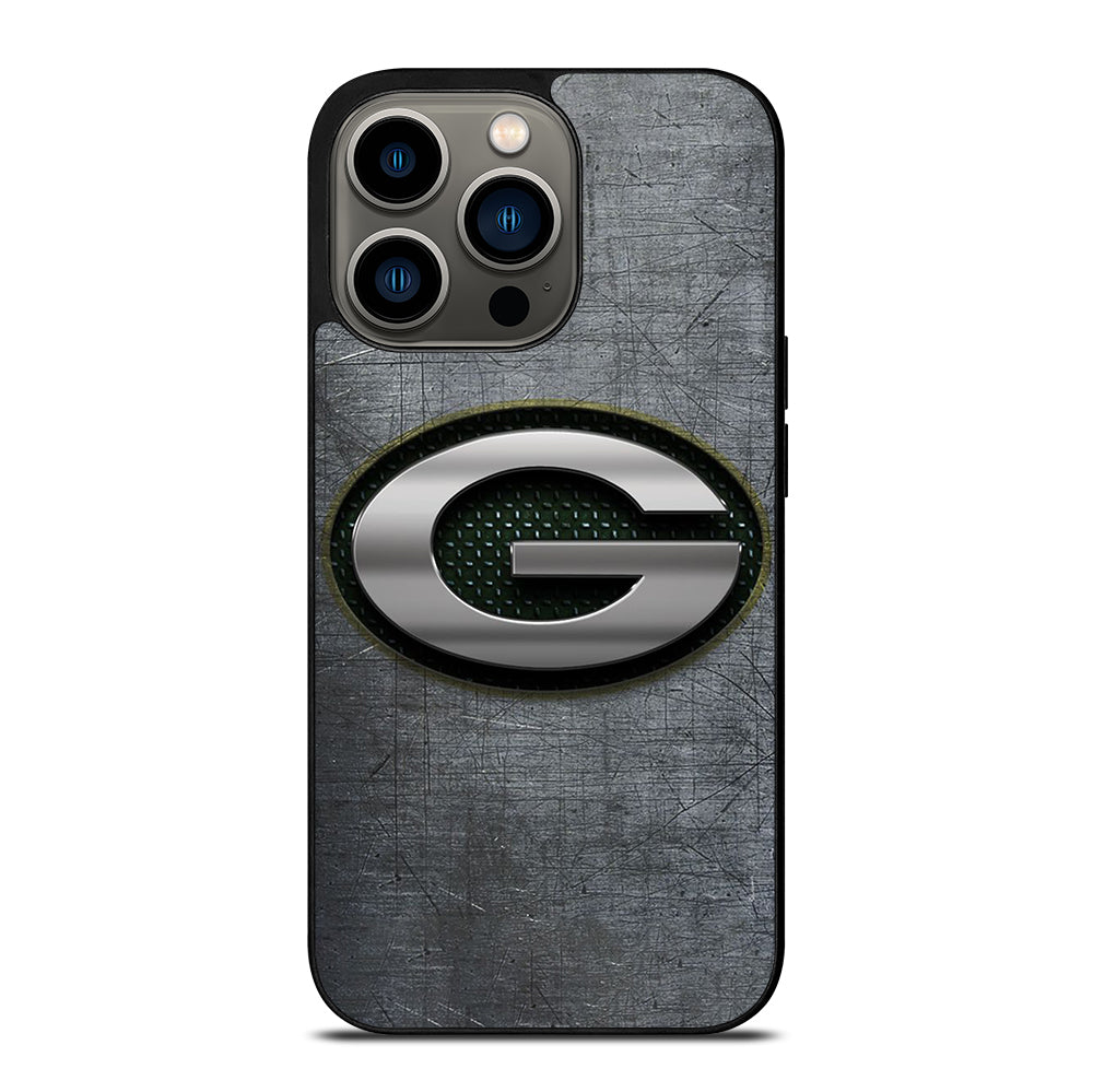 GREEN BAY PACKERS METAL ICON iPhone 13 Pro Case Cover