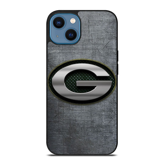 GREEN BAY PACKERS METAL ICON iPhone 14 Case Cover