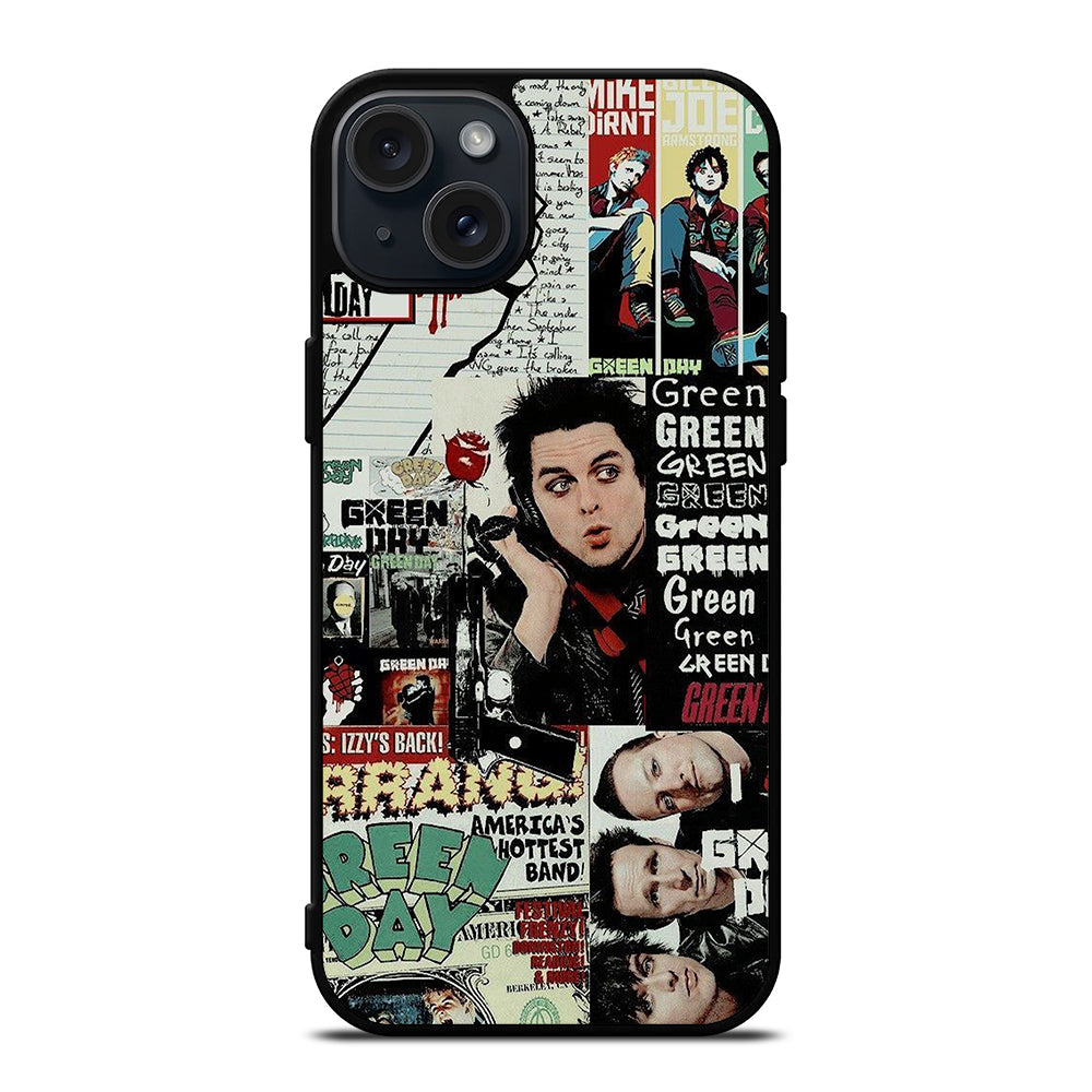 GREEN DAY BAND POSTER iPhone 15 Plus Case Cover