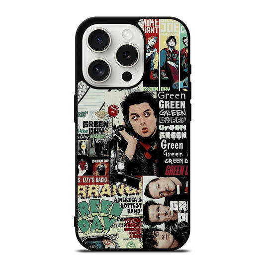 GREEN DAY BAND POSTER iPhone 15 Pro Case Cover