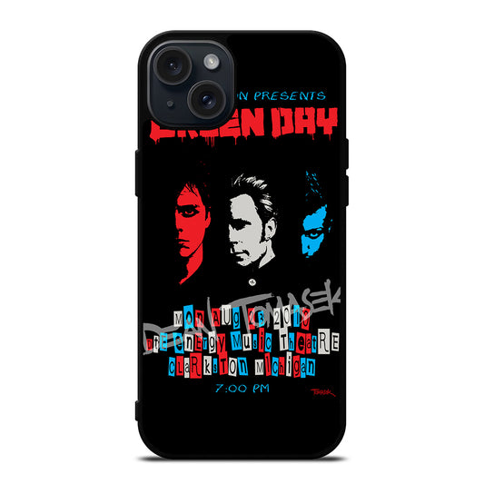 GREEN DAY BAND POSTER 2 iPhone 15 Plus Case Cover