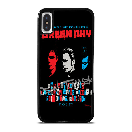 GREEN DAY BAND POSTER 2 iPhone X / XS Case Cover