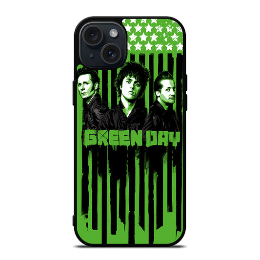 GREEN DAY BAND POSTER 3 iPhone 15 Plus Case Cover