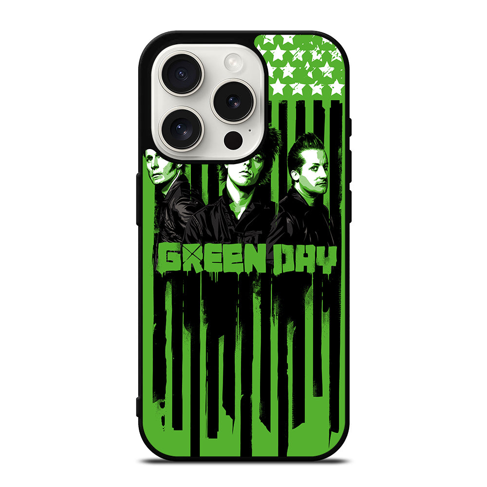 GREEN DAY BAND POSTER 3 iPhone 15 Pro Case Cover