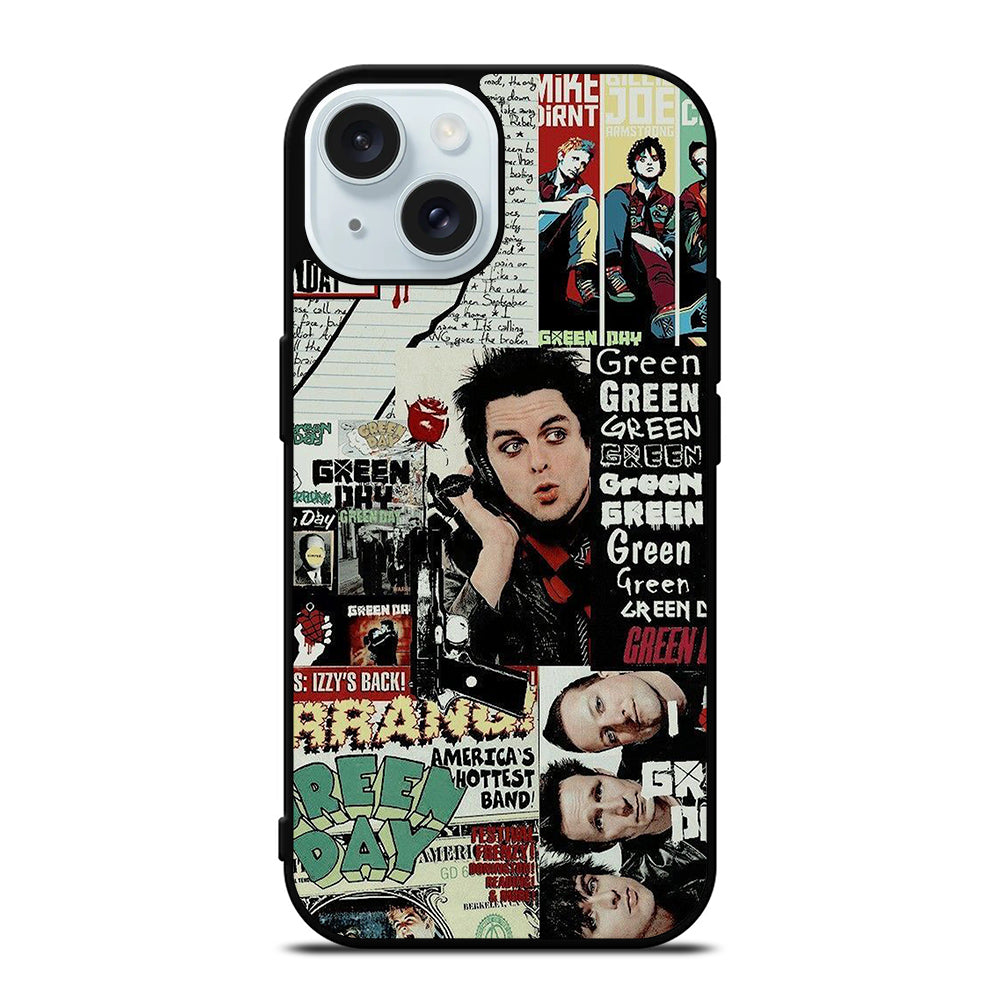 GREEN DAY BAND POSTER iPhone 15 Case Cover
