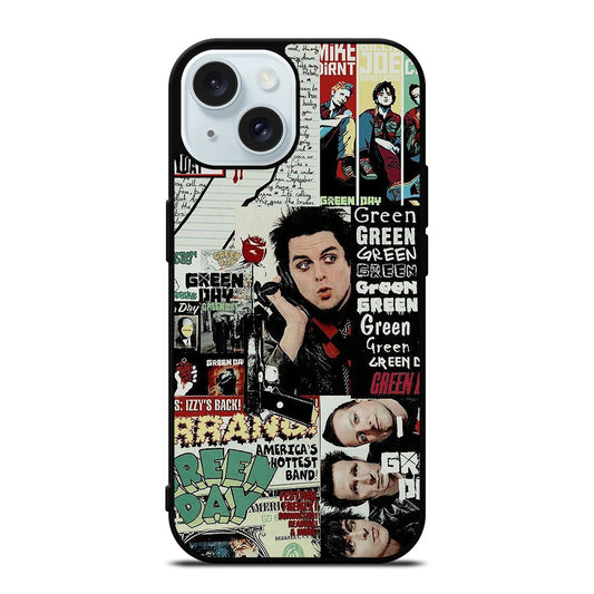 GREEN DAY BAND POSTER iPhone 15 Case Cover