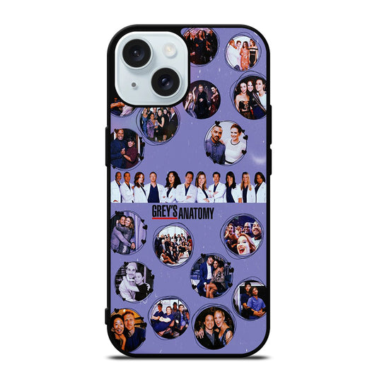 GREY'S ANATOMY TV SERIES iPhone 15 Case Cover