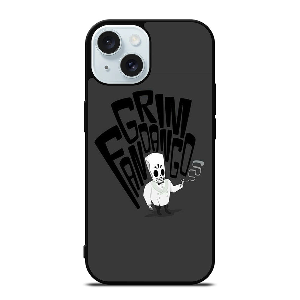 GRIM FANDANGO MANNY CALAVERA CARTOON 2 iPhone 15 Case Cover