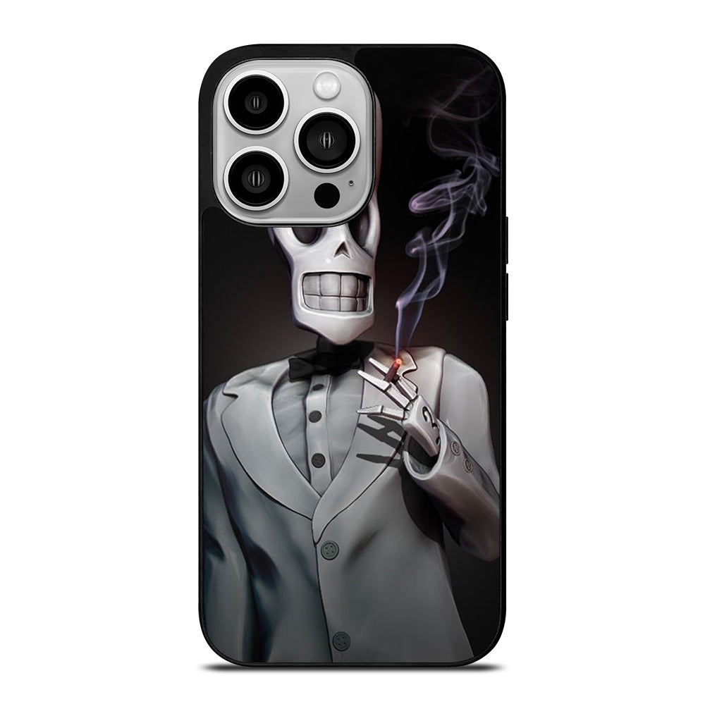 GRIM FANDANGO MANNY CALAVERA SMOKE iPhone 14 Pro Case Cover