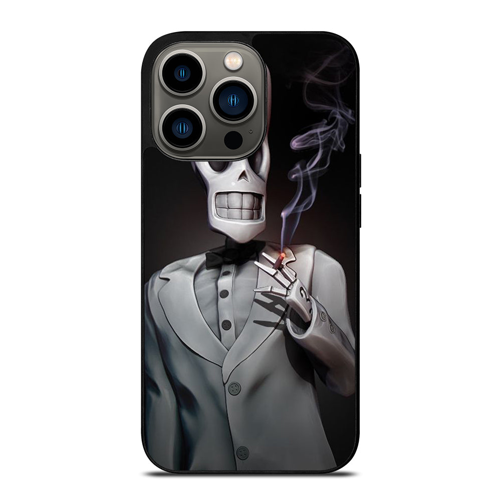 GRIM FANDANGO MANNY CALAVERA SMOKE iPhone 13 Pro Case Cover