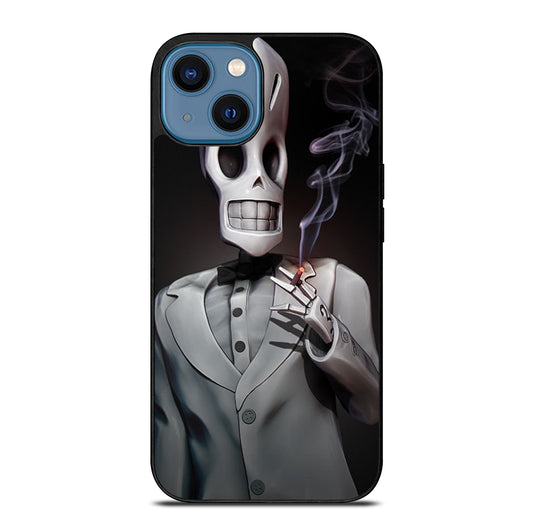 GRIM FANDANGO MANNY CALAVERA SMOKE iPhone 14 Case Cover