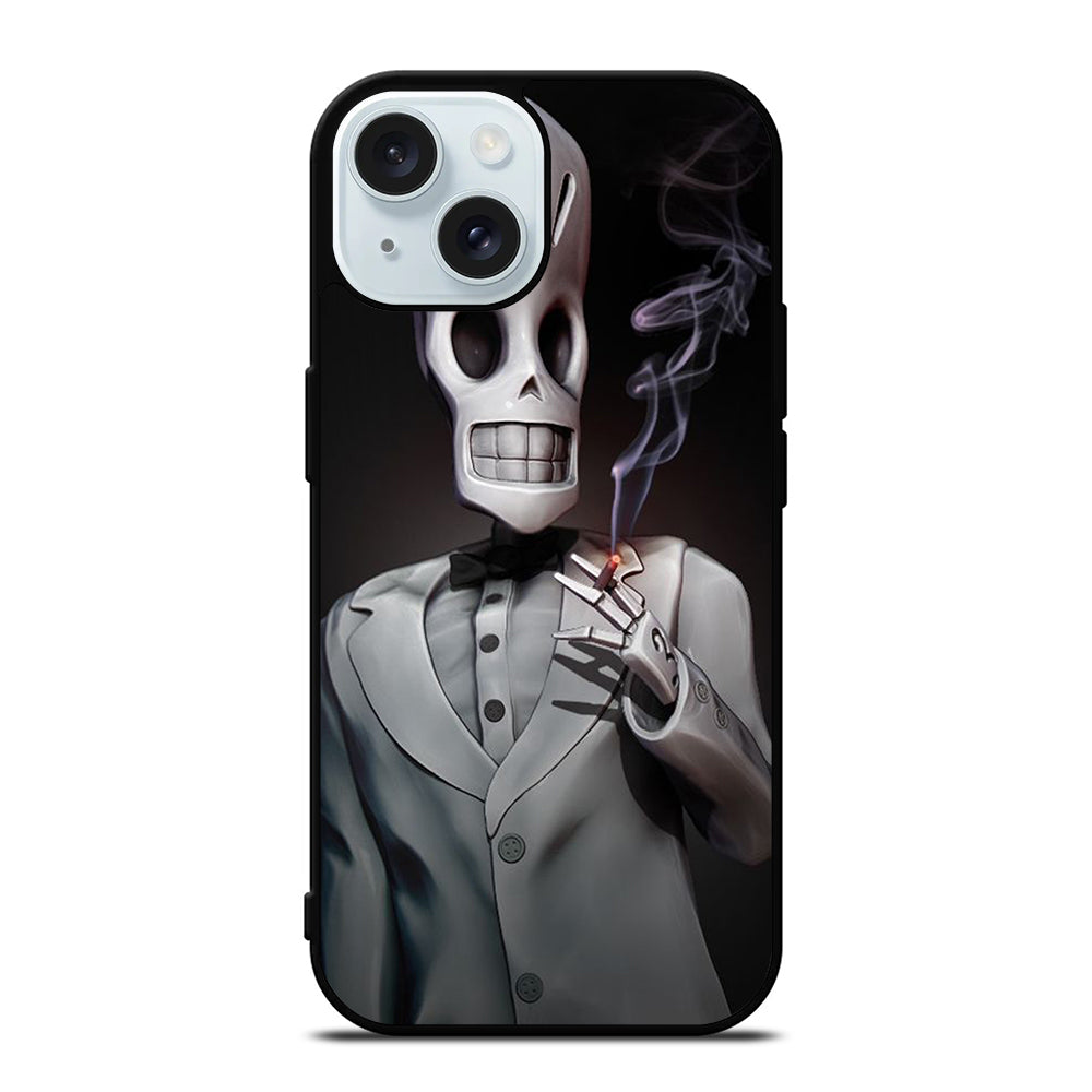 GRIM FANDANGO MANNY CALAVERA SMOKE iPhone 15 Case Cover