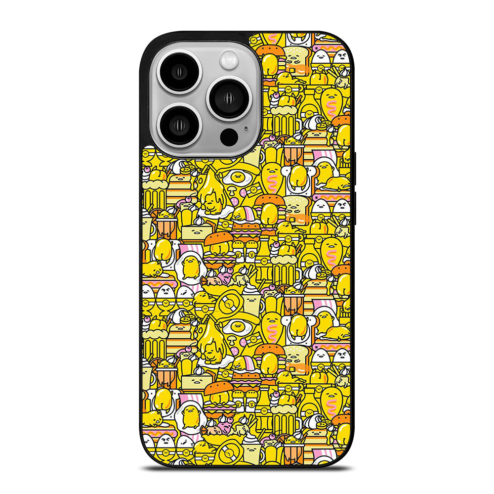 GUDETAMA LAZY EGG CUTE PATTERN iPhone 14 Pro Case Cover