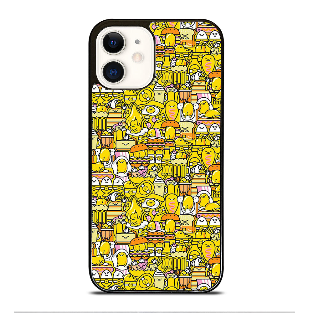 GUDETAMA LAZY EGG CUTE PATTERN iPhone 12 Case Cover