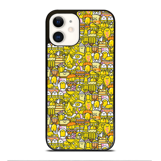 GUDETAMA LAZY EGG CUTE PATTERN iPhone 12 Case Cover