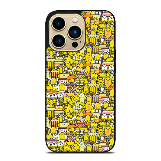 GUDETAMA LAZY EGG CUTE PATTERN iPhone 14 Pro Max Case Cover